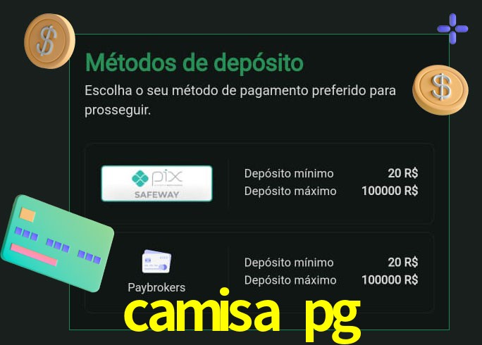 O cassino camisa pg oferece uma grande variedade de métodos de pagamento