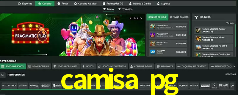 cassino camisa pg